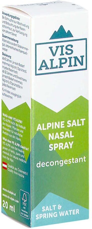 VIS ALPIN Alpensalz Schnupfenspray 20ml