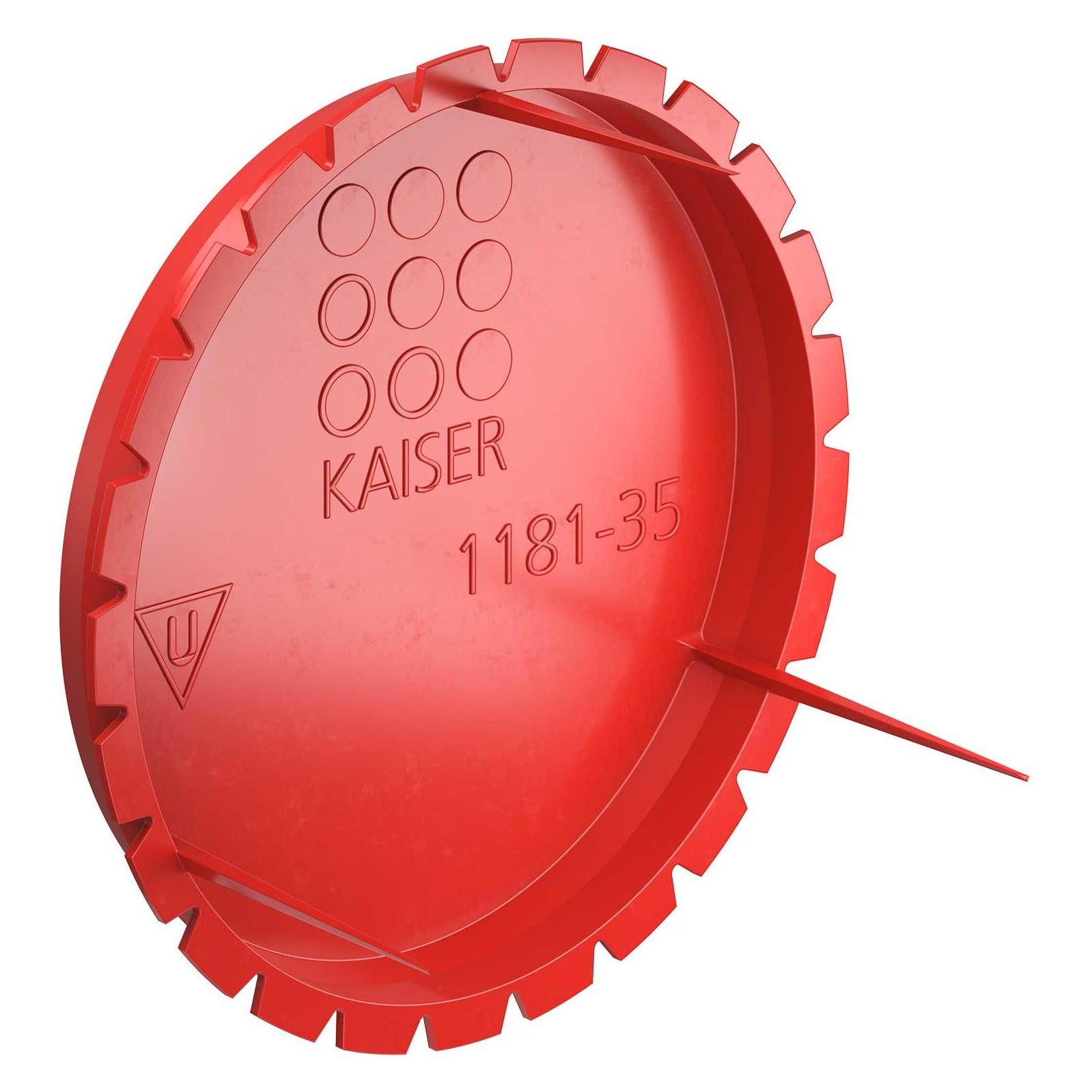 Kaiser KAI 1181-35 Signal-Deckel für Einbauöffnung 35mm (1181-35)