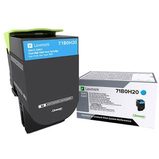 LEXMARK High Yield Toner Regular Open Channel CRTG / 3.500pgs (CS/CX4/517) cyan