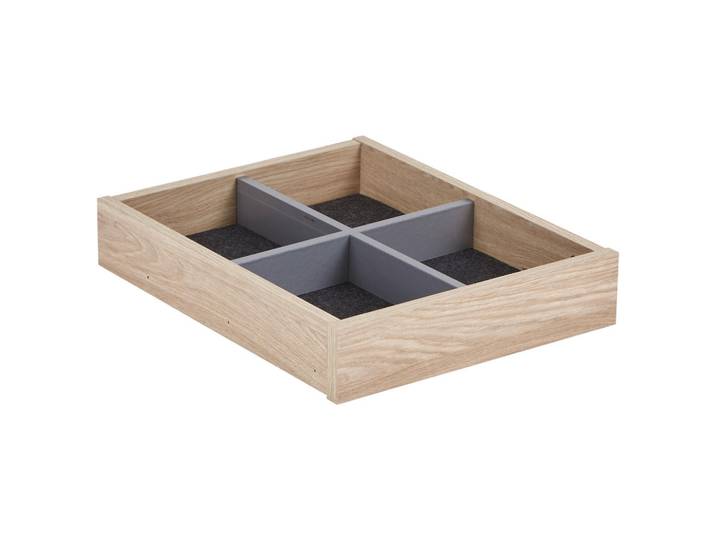 Hom`in Schublade System Unit, Eichefarben, 46.8x8.1x37.5 cm, Schlafzimmer, Kleiderschränke, Schrankzubehör