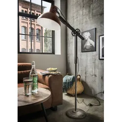 Faktorei Stehleuchte Luke Metall Vintage, Ø 30 cm, Höhe 135,5 cm