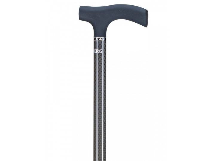 Able2 Carbon - Opvouwbare wandelstok - Hoogte verstelbaar 85-95 cm - Soft handvat