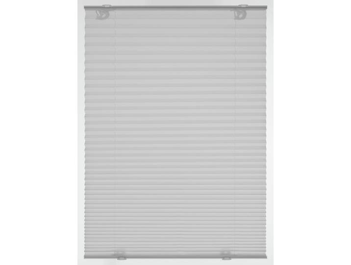 Dachfensterplissee GARDINIA Plissee mit Saugnäpfen , grau, B:50cm H:122cm, Obermaterial: 100% Polyester, Plissees, Dachfensterplissee, passend für Velux Dachfenster, in Crush-Optik