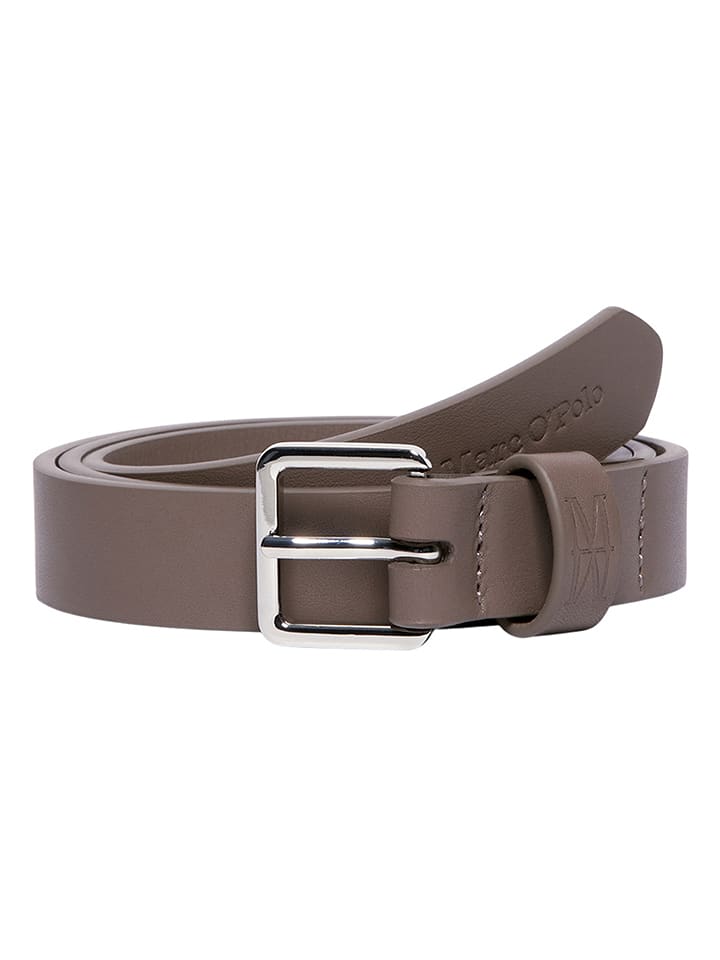 Marc O´Polo Leder-Gürtel in Grau - 100