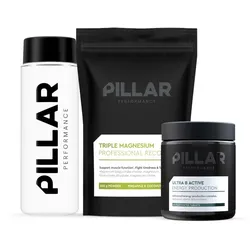 PILLAR PERFORMANCE Training Essentials Bundle Triple Magnesium Powder
