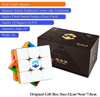 Modern Mode Marketplace Pyraminx Speed Cubing Magnetic Speed Cube Brain Teaser Kid's Toy DIY Puzzle With Level Tension Fidget 1