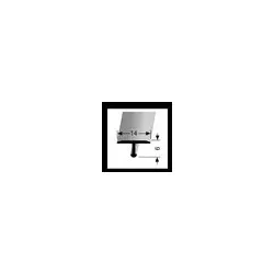 Corpet Küberit T-Profil Aluminium biegbar - silber - Länge 270 cm