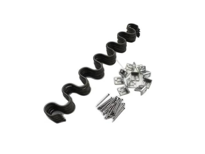 GHHZML Zick-Zack-Sofa mit Serpentinenfedern und Clips, 35–50 cm Polsterfeder for die Reparatur von Stuhlmöbeln(45cm 10pcs)