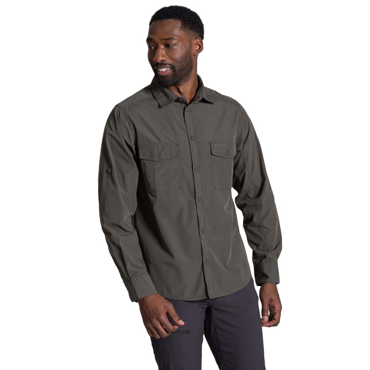 Craghoppers Kiwi II Long Sleeved Shirt cedar (1TG) S CMS800 1TG 50