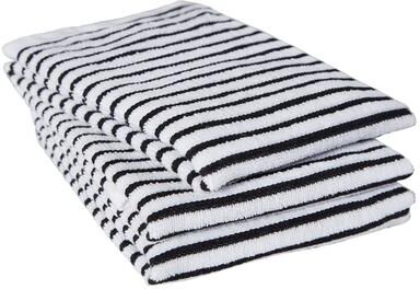 "Violet Linen Classic Deluxe Chain Striped Pattern Premium Kitchen Dish Towels - Pack of 3 - 20"" X 29"""