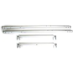 Rahmenrohre TAIL WAGON ab 2008, Burley, passend für TAILWAGON ab Bj, 2008, Farbe: silber, VE: 1 Set