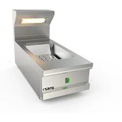 SARO Pommeswärmer Auftischgerät Modell LQ / SPE40BB