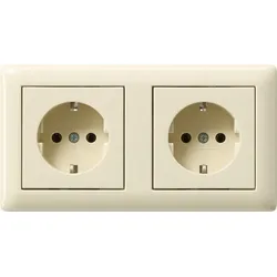 Gira Steckdose 2-fach verdr. 479301
