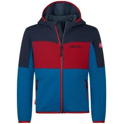 Trollkids Kinder Sogndal XT Fleecejacke - 152 - alpine blue/black/pool blue