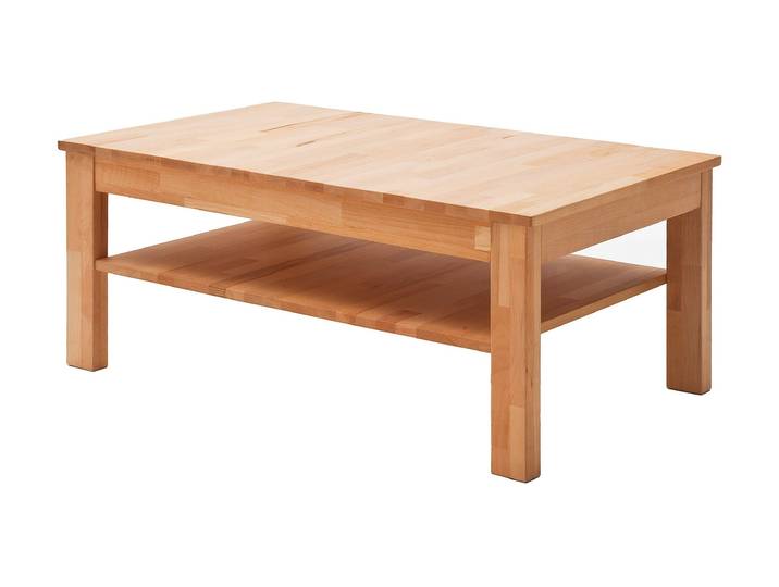 Couchtisch Massivholz Kernbuche geölt 104 x 62 cm - FENJA
