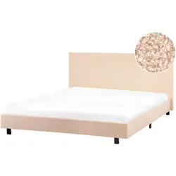 POLSTERBETT mit Lattenrost 160x200 cm Beige Albi