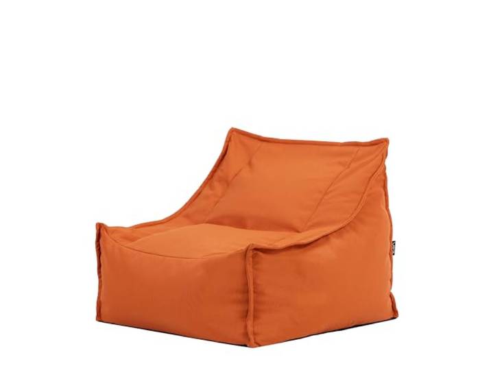 Icon Alto Outdoor Sitzsack Sessel für Erwachsene, Orange, Olefin Stoff für Drinnen und Draußen, Riesen Sitzsack mit Füllung, Bequemer Sessel, Garten, Terrasse, Lounge
