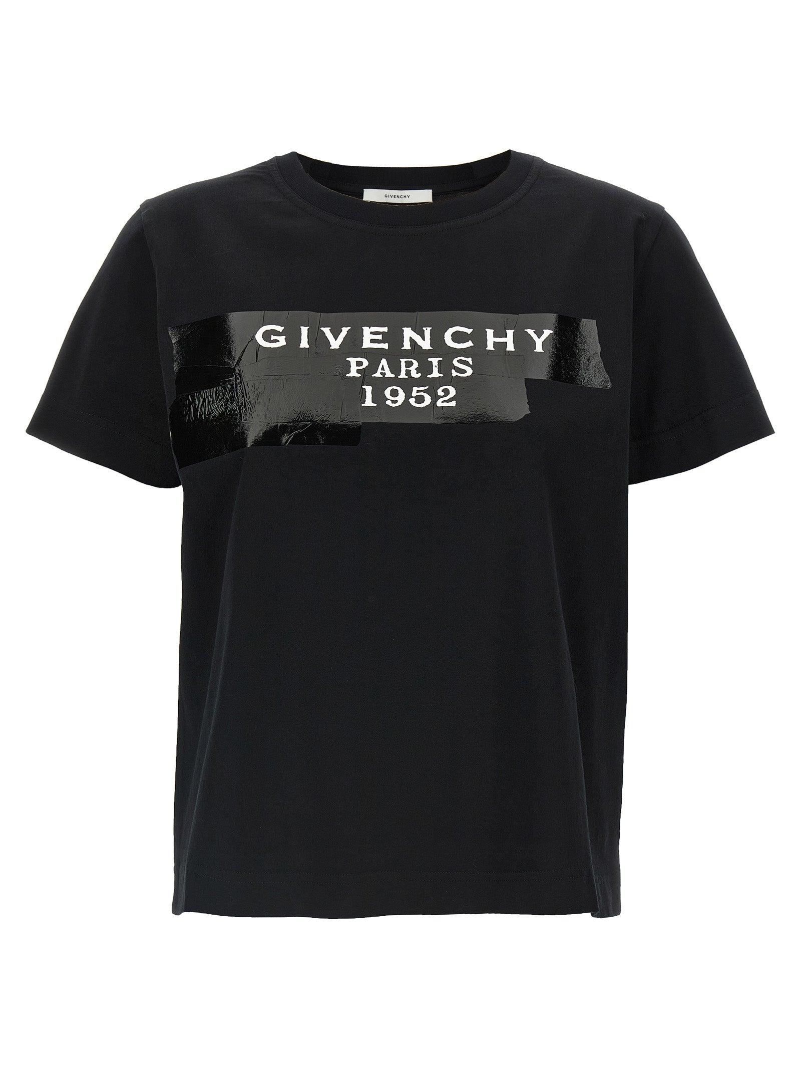 Givenchy Schwarzes Baumwoll-T-Shirt