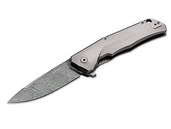LionSteel Messer T.R.E. Damascus Thor Titan, grau, One Size, 01LS092DAM