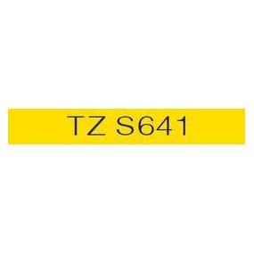 Brother TZ S641 18mmx8m, Schwarz/Gelb (1.80 cm, Schwarz, Gelb) (TZS641)