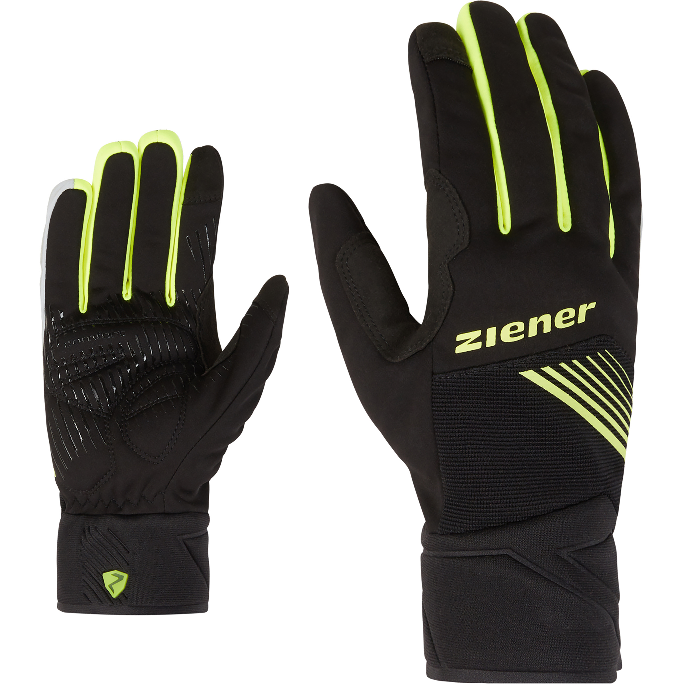 Ziener Dirich-Z Touch Bike Fingerhandschuhe schwarz Größe 7.5 Mountainbike | Gravel Wasserabweisend Wasserabweisend