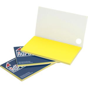 AdPads Moderationskarten 494933756791, 300 Stück, selbsthaftend, rechteckig, gelb, 10 x 17 cm
