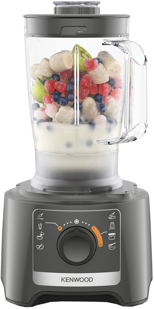Kenwood 800W MultiPro 2-in-1 Compact Food Processor & Blender Grey 950ml