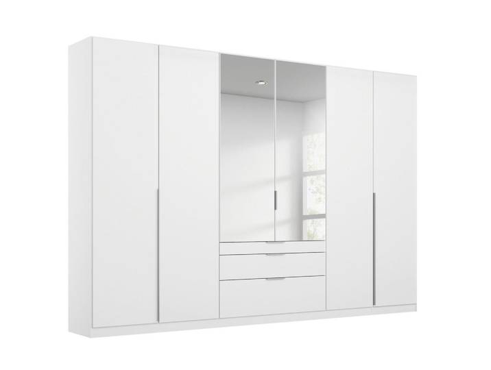 Drehtürenschrank 271cm Alabama, Weiß