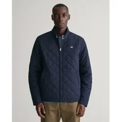 Gant für Herren. 7006340 Marineblauer Steppmantel (4XL), Lässig, Polyester, Langarm