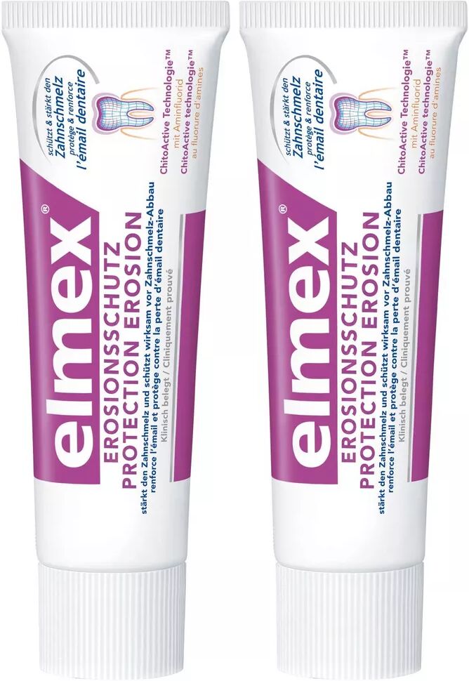 Elmex - Zahnschmelz Professional Zahnpasta, Duo, Erosionsschutz, 2x75 ml