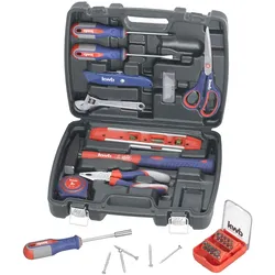 kwb Werkzeug-Koffer inkl. Werkzeug-Set, 40-teilig, gefüllt, robust und hochwertig 370720
