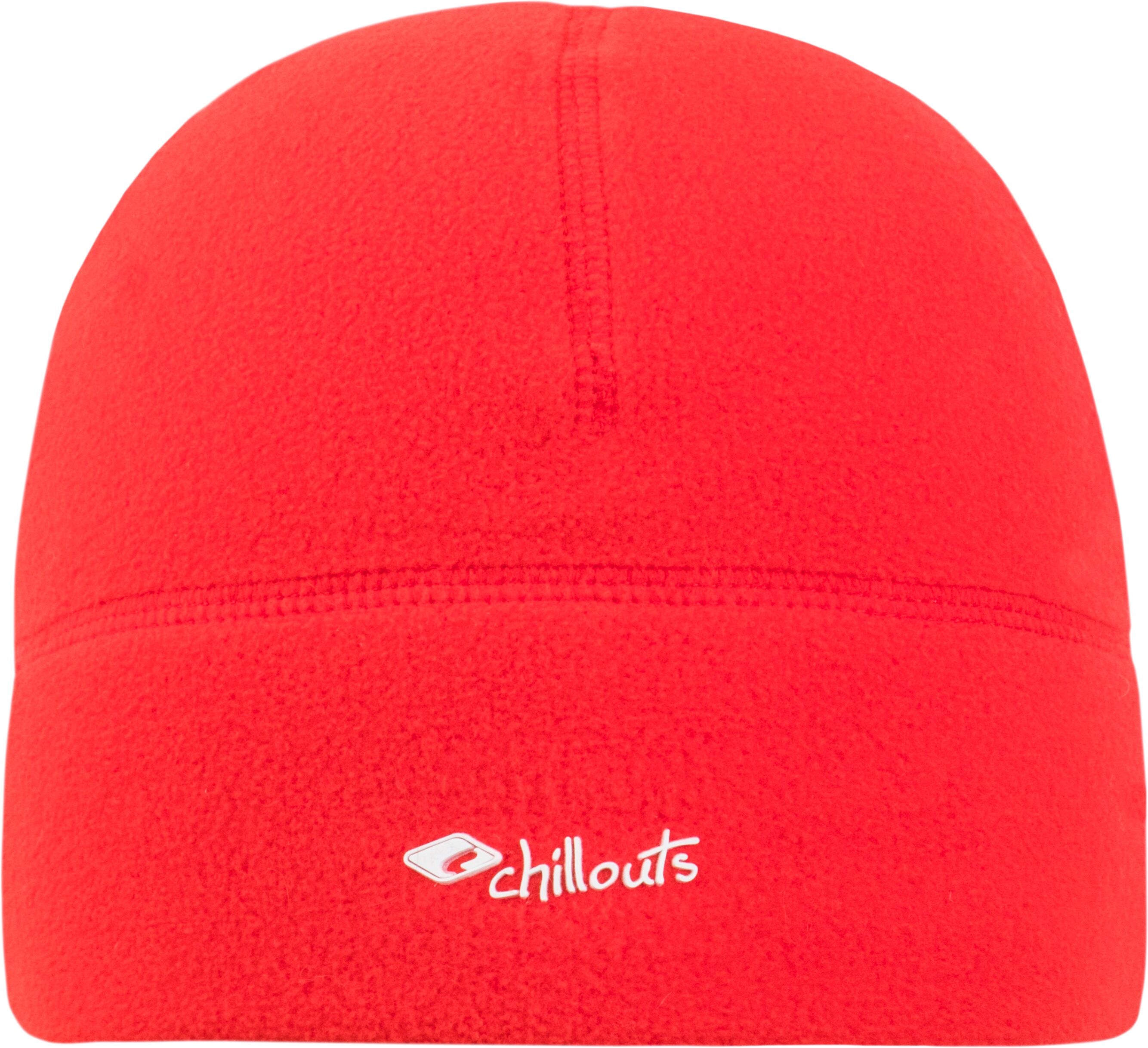 Fleecemütze CHILLOUTS "Freeze Fleece Hat", rot, Fleece, Kunstfaser, Mützen Fleecemütze, elastische Funktionsmütze rot Einheitsgröße