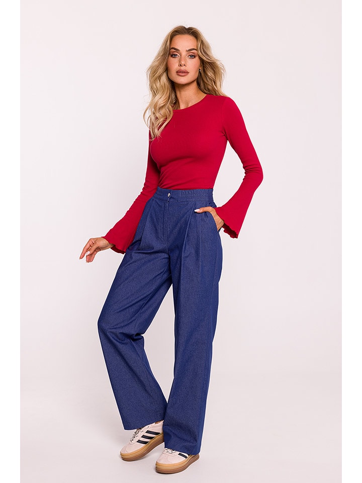 made of emotion Marlenehose in Blau - M