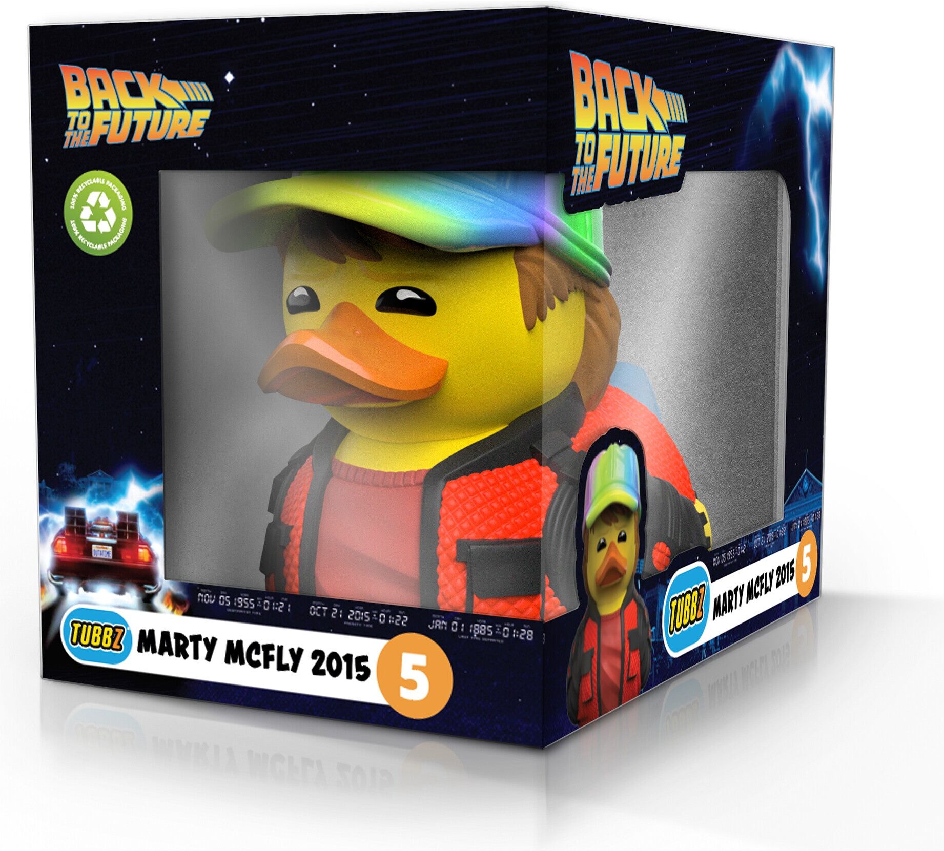 TUBBZ Back to the Future Marty McFly 2015 Boxed Edition Vinyl Figure, Officially Licensed, Numskull Designs