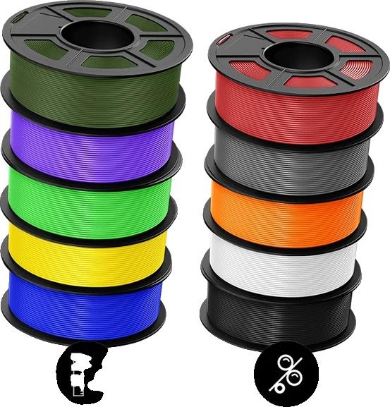 3D-Drucker-Filament, PLA-Material, einfach zu drucken, PLA 10MIX02