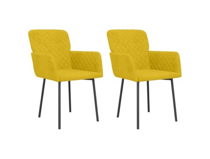 Fisinber Esszimmerstühle 2er Set, Gepolsterte Küchenstühle, Gelb Gepolsterte Schalensitze mit Armlehnen und weichem Bezug bringen eleganten Komfort in Küche, Essbereich oder Wohnzimmer.