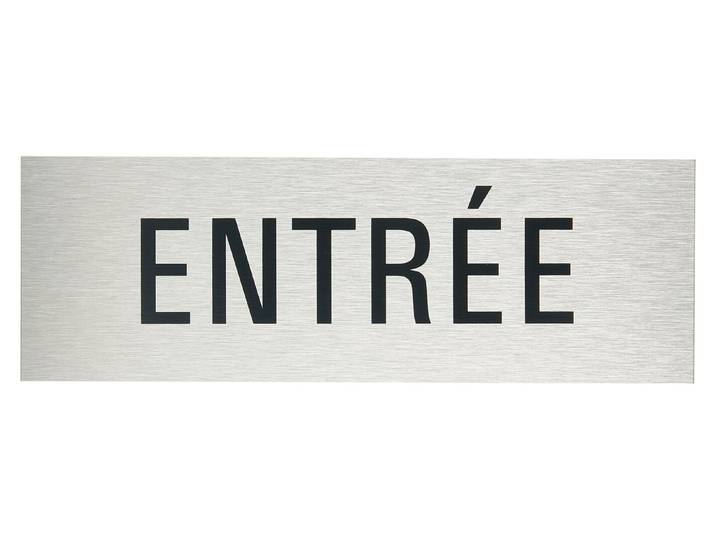 Alu-Schild Entrée 25 × 8 cm