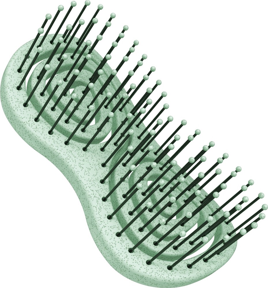 Hairway Wellness-Haarbürste Organica minzgrün 08096-23