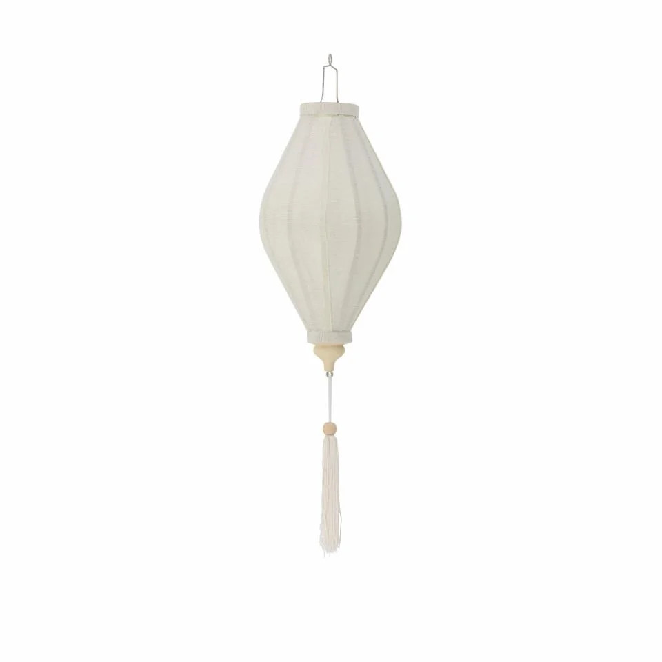 Bloomingville Pomp decoratie object wit en beige, Ø20 x 39 cm
