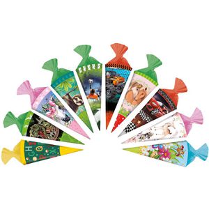 Trötsch Schultüte 201437, sortiert, für Mädchen und Jungen, 15 cm, 20 Stück