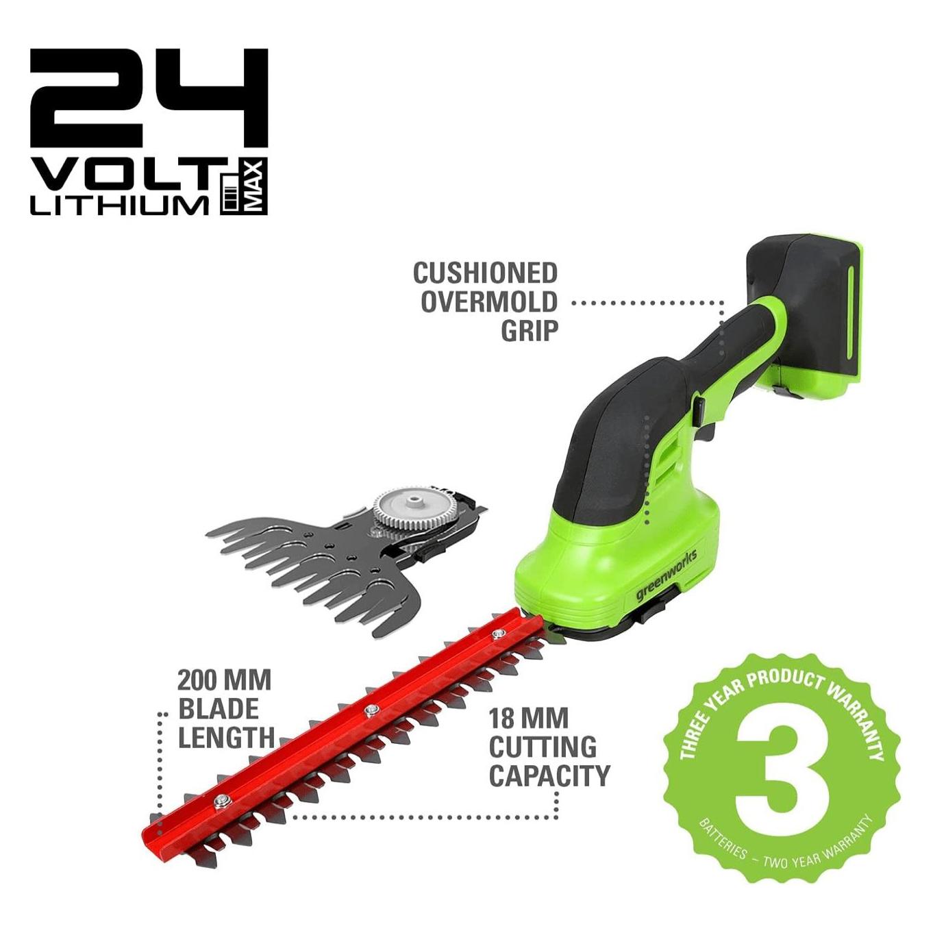 Greenworks G24SHTK2 Hedge trimmers (Akkubetrieb) (1600607VA)