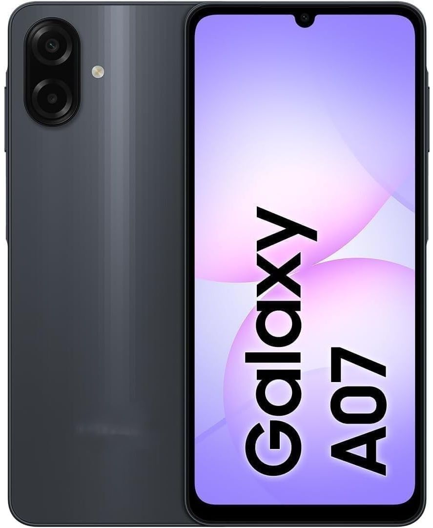 Gadcet Chadwell Heath Samsung Galaxy A07 5G 64GB 4GB RAM Dual SIM Unlocked Smartphone – Black, New