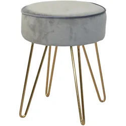 möbel direkt online Sitzpouf Tinka grau