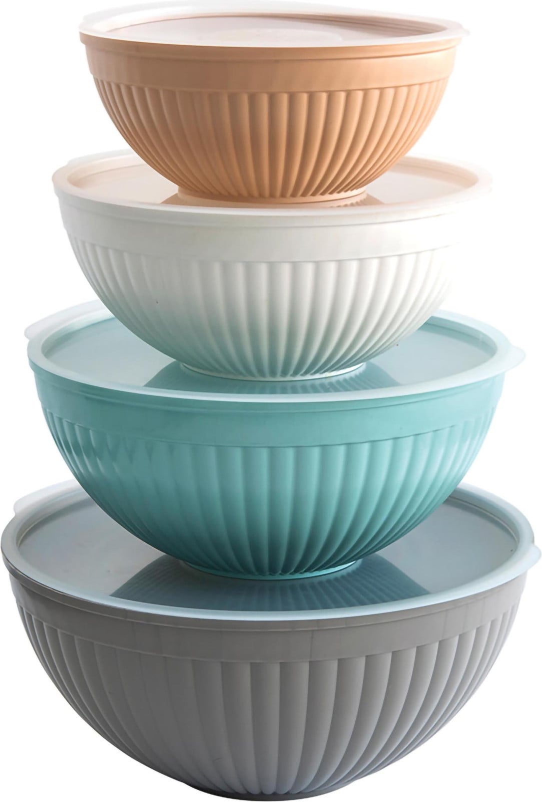 Nordic Ware Set van 4 dekselkommen