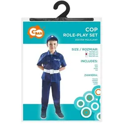 GoDan Polizistenkostüm, Grösse 120/130cm (128)