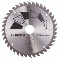Bosch Kreissägeblatt STANDARD D= 190 mm, Bohrung= 30 mm, Z= 40 - 2609256821