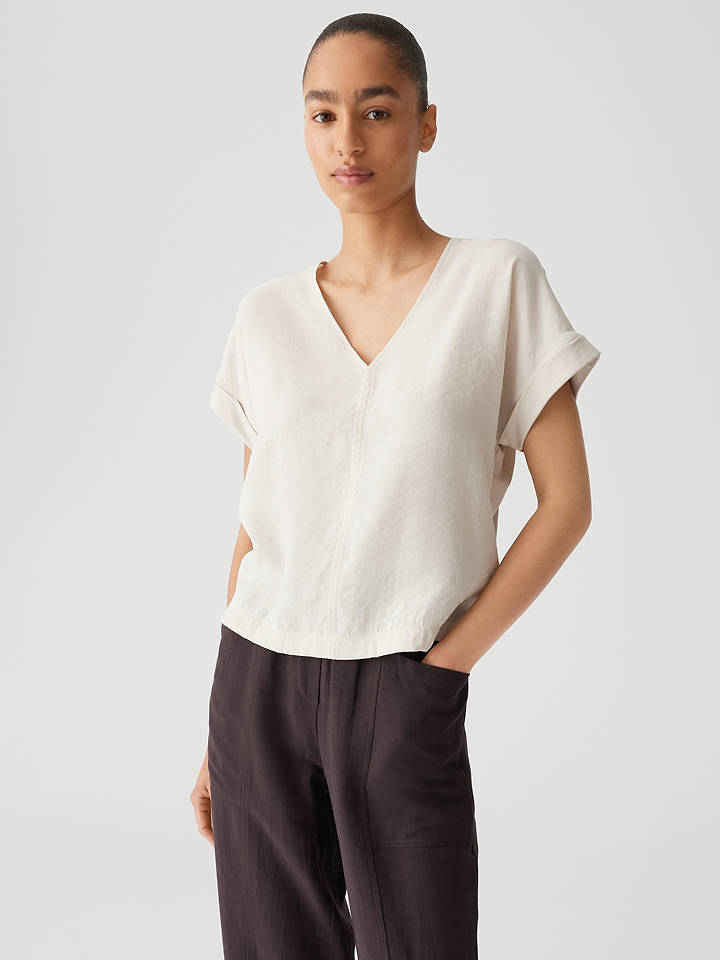 OPUS Bluse in Creme - 36