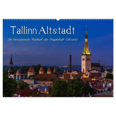 Tallinn Altstadt (Wandkalender 2027 DIN A2 quer), CALVENDO Monatskalender