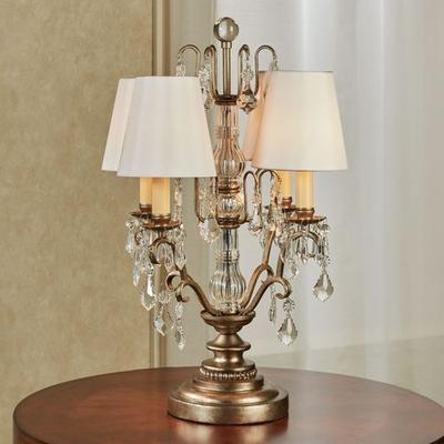 Stylecraft Home Collection Louisa Candelabra Table Lamp Aged Gold , Aged Gold