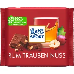 Ritter SPORT Rum Trauben Nuss Schokolade 100,0 g